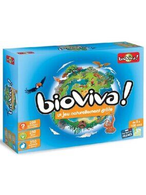 Bioviva le jeu naturellment  drole French Version Card Game New in Box Age 8+